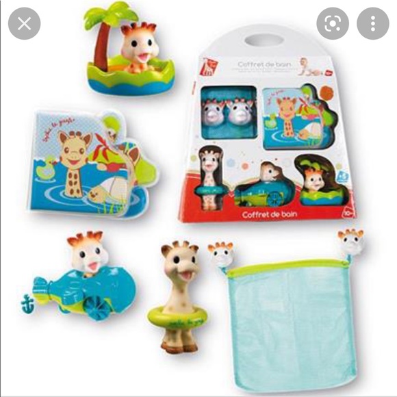 A Sophie la girafe bath time set, Brand New - Picture 2 of 2